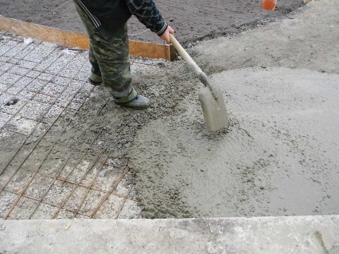 использование бетона